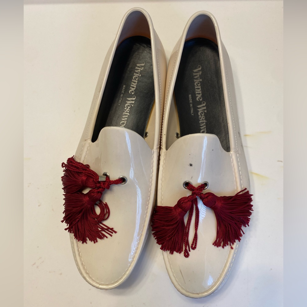 Vivienna Westwood Rubber Tassel Rubber Loafers